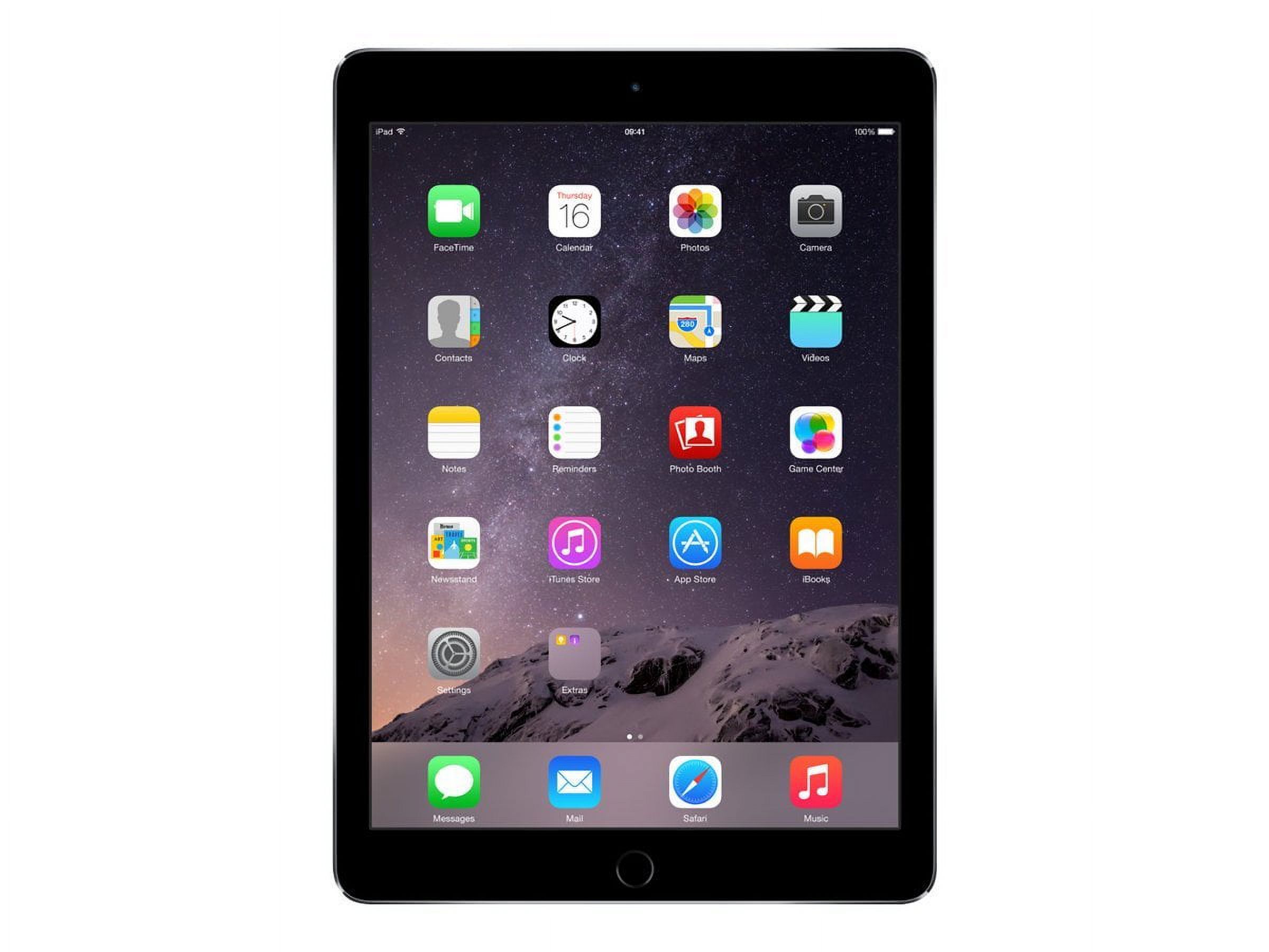 Restored Apple iPad Air 2 64GB, Wi-Fi, 9.7" - Space Gray - (MGKL2LL/A) (Refurbished) - image 1 of 4