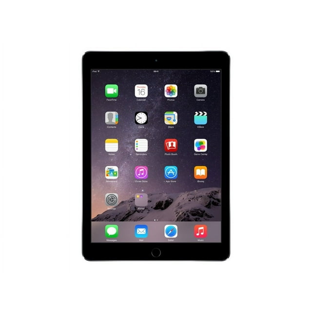 Restored Apple iPad Air 2 64GB, Wi-Fi, 9.7" - Space Gray - (MGKL2LL/A) (Refurbished)