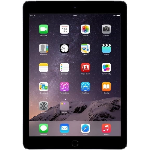 Restored Apple iPad Air 2 9.7-Inch, 128GB, Wi-Fi + Cellular, Space Gray, TouchScreen, iPad OS