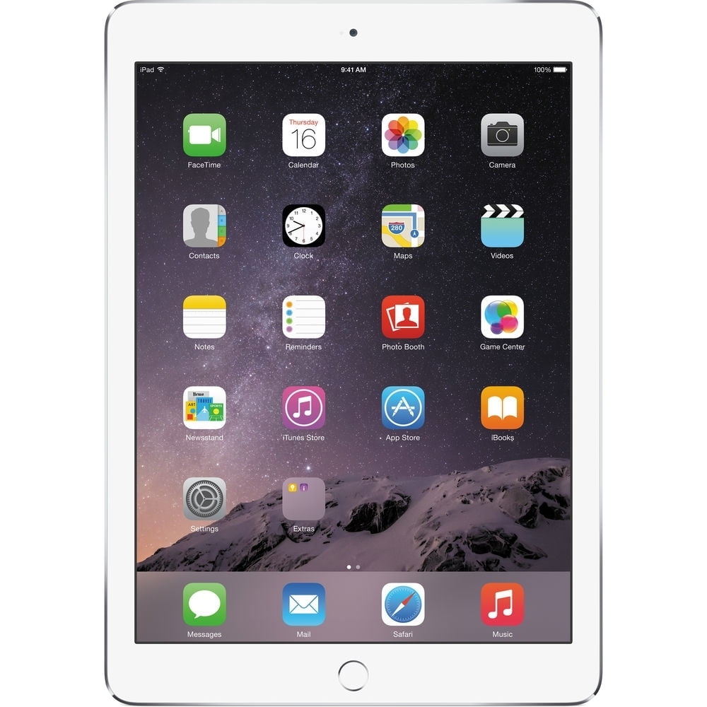 完動品iPad Air2(A1566)本体32GBシルバー送料込T4BWR Restored-Apple-iPad-Air-2-WiFi