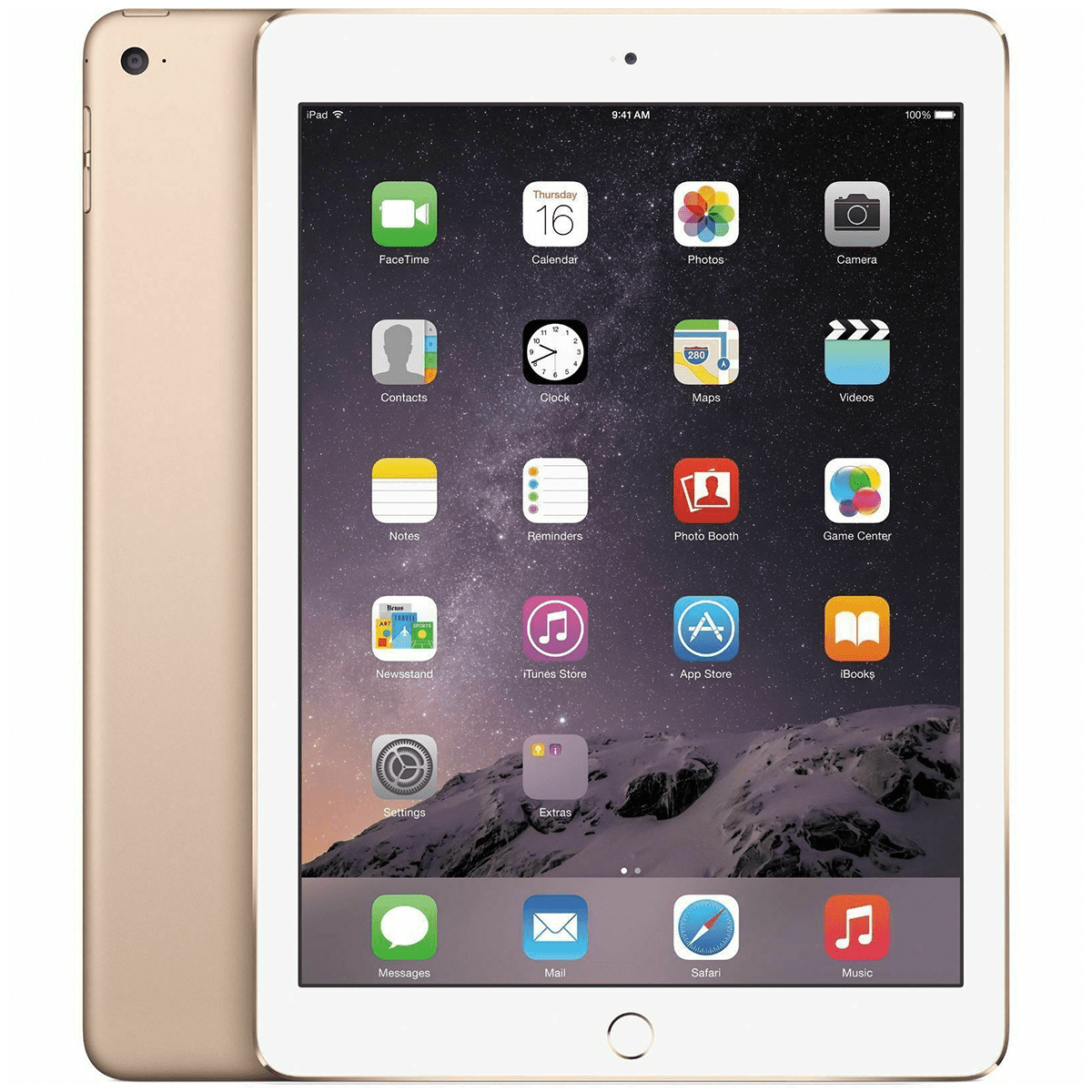 iPad - 最終値下げ　iPad Air2 ホワイト／ゴールド／16GB Restored-Apple-iPad-Air-2nd-