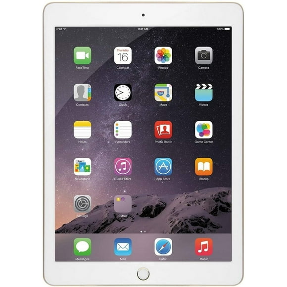 Restored Apple iPad Air 2nd Generation, 32GB, Wifi + Unlocked All Carriers - Gold (Refurbished)