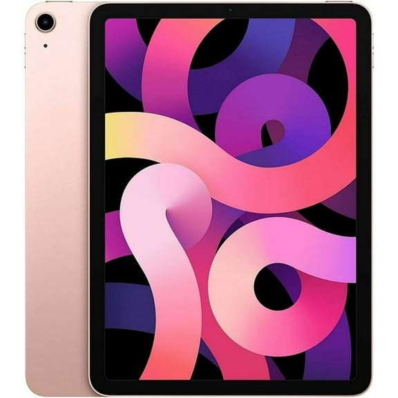 Restored Apple iPad Air 4 (4th Gen) 64GB - Wi-Fi - 10.9" - Rose Gold - (2020) (Refurbished)