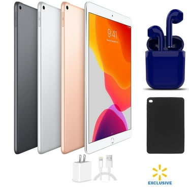Restored Apple iPad Air 3 Wi-Fi Only 256GB Bundle: USA Essentials Bluetooth/Wireless Airbuds, Case, Rapid Charger By Certified 2 Day Express (Refurbished)