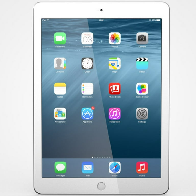 Restored Apple iPad Air, 9.7in, Wi-Fi, 128GB, White/Silver