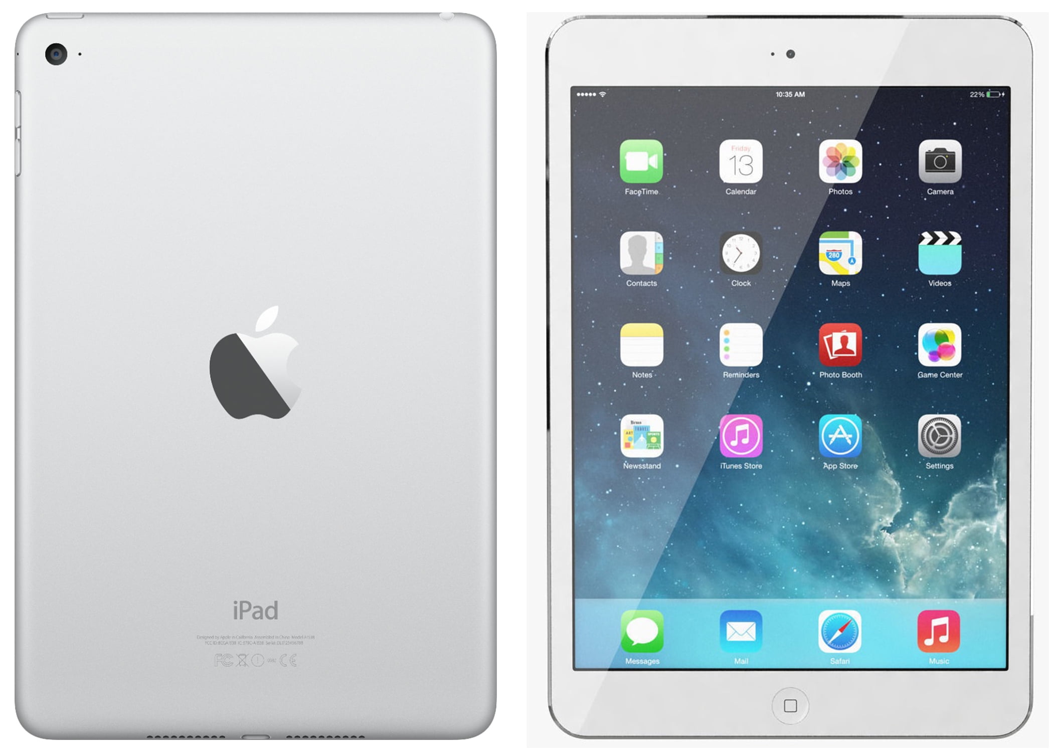 Apple iPad mini シルバー Restored Apple iPad Mini 16GB Silver Cellular AT&T MD537LL/A