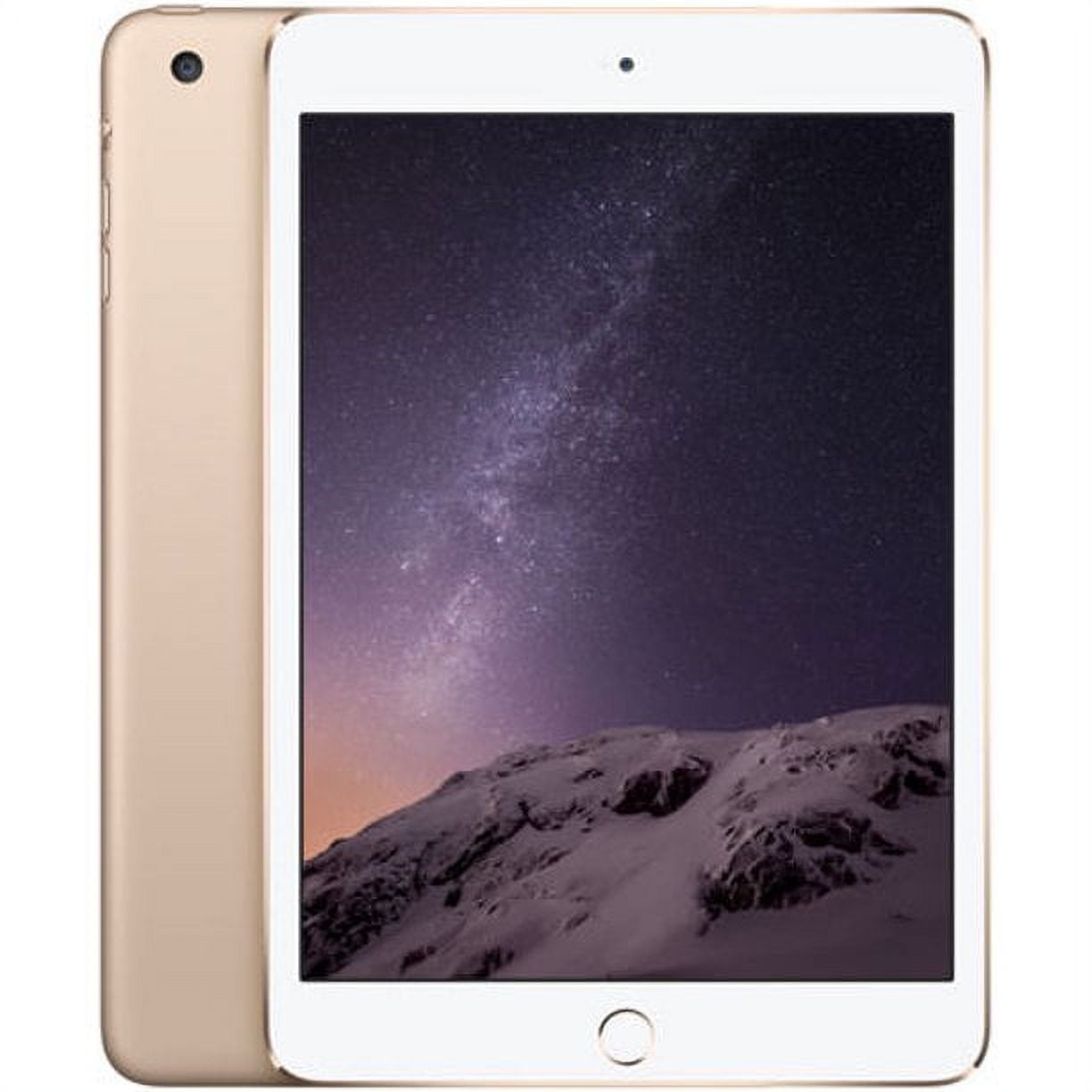 Apple iPad mini 3 ゴールド 16GB 3A138J/A Wi-Fi+Cellular au iOS12 
