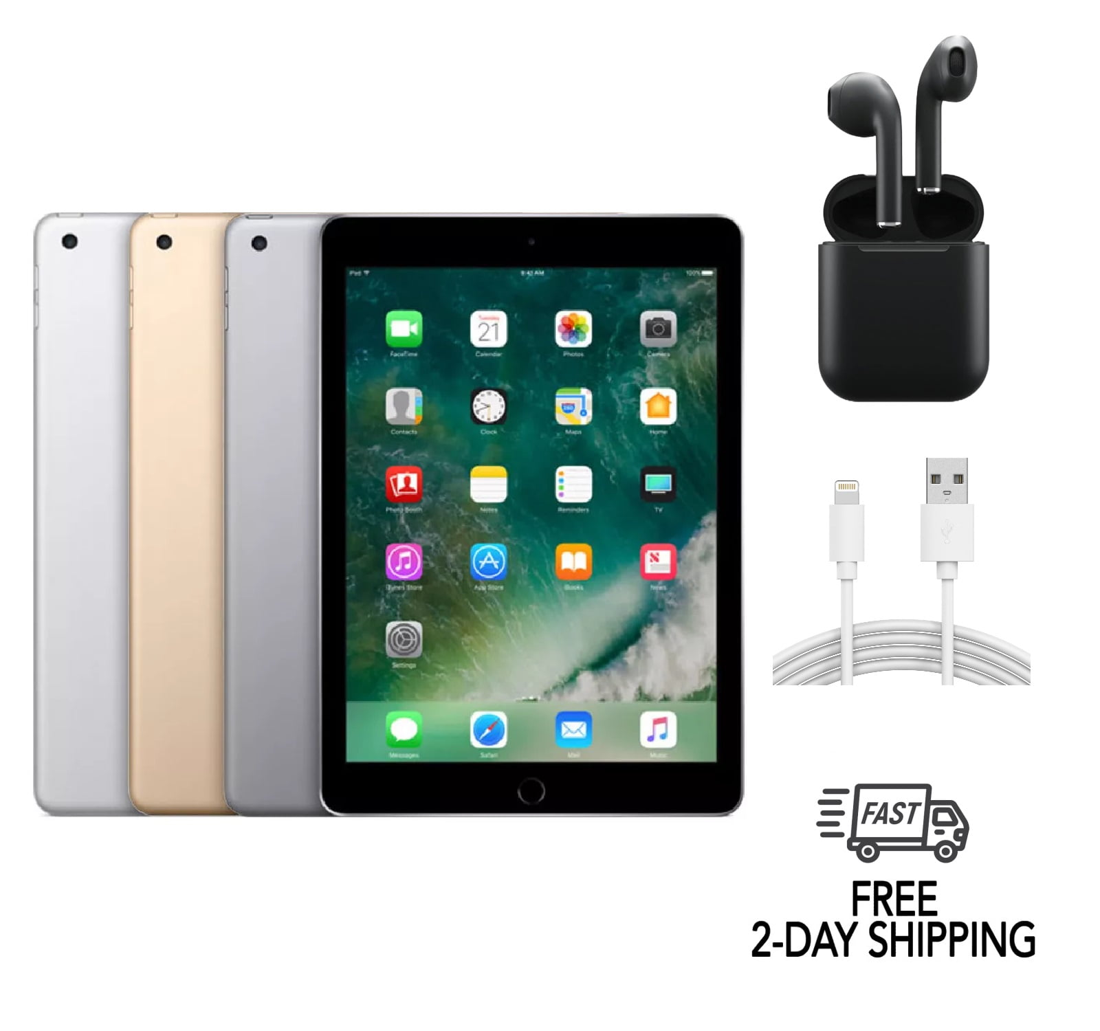 Restored Apple iPad Mini 3 A1599 (WiFi) 16GB Gold w/ Wireless