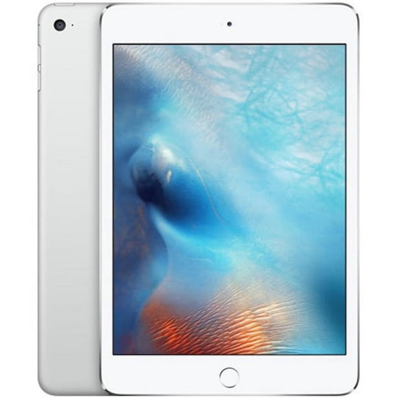 Restored iPad mini 4 Wi-Fi + Cellular 128GB - Silver (Apple SIM)