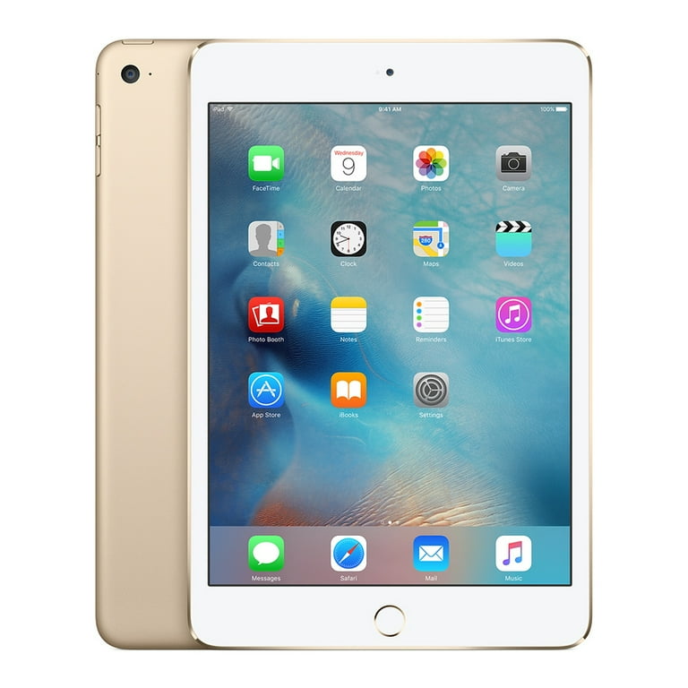 Restored Apple iPad Mini 4 Wi-Fi 128GB Gold (Refurbished