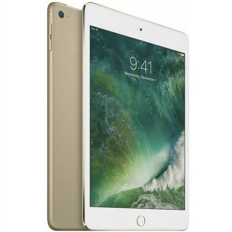 Restored Apple iPad Mini 4th Gen 128GB Wi-Fi + 4G Cellular (Unlocked) -  Gold (Refurbished)