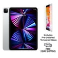 thumbnail image 1 of Restored Apple iPad Pro 11" (2021) A2377 (WiFi) 128GB Silver w/ Pre-Installed Tempered Glass (Refurbished), 1 of 2