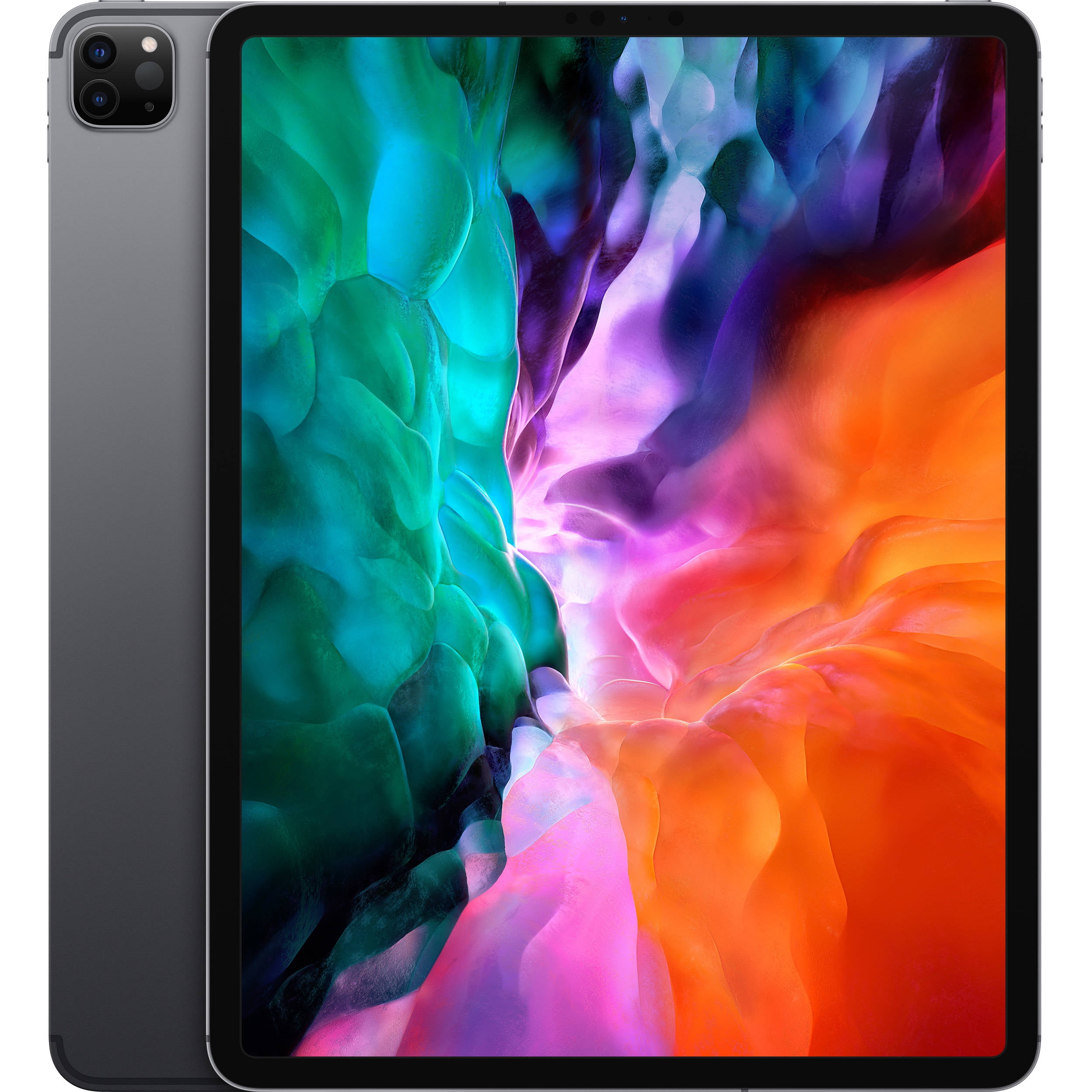 Apple iPad Pro 12.9 inch 4th Gen Wi-Fi + Cellular 256GB - Space Grey - iPad with 12.9' Retina Display, iOS 13, , 256GB Inbuilt Memory, Dual Camera