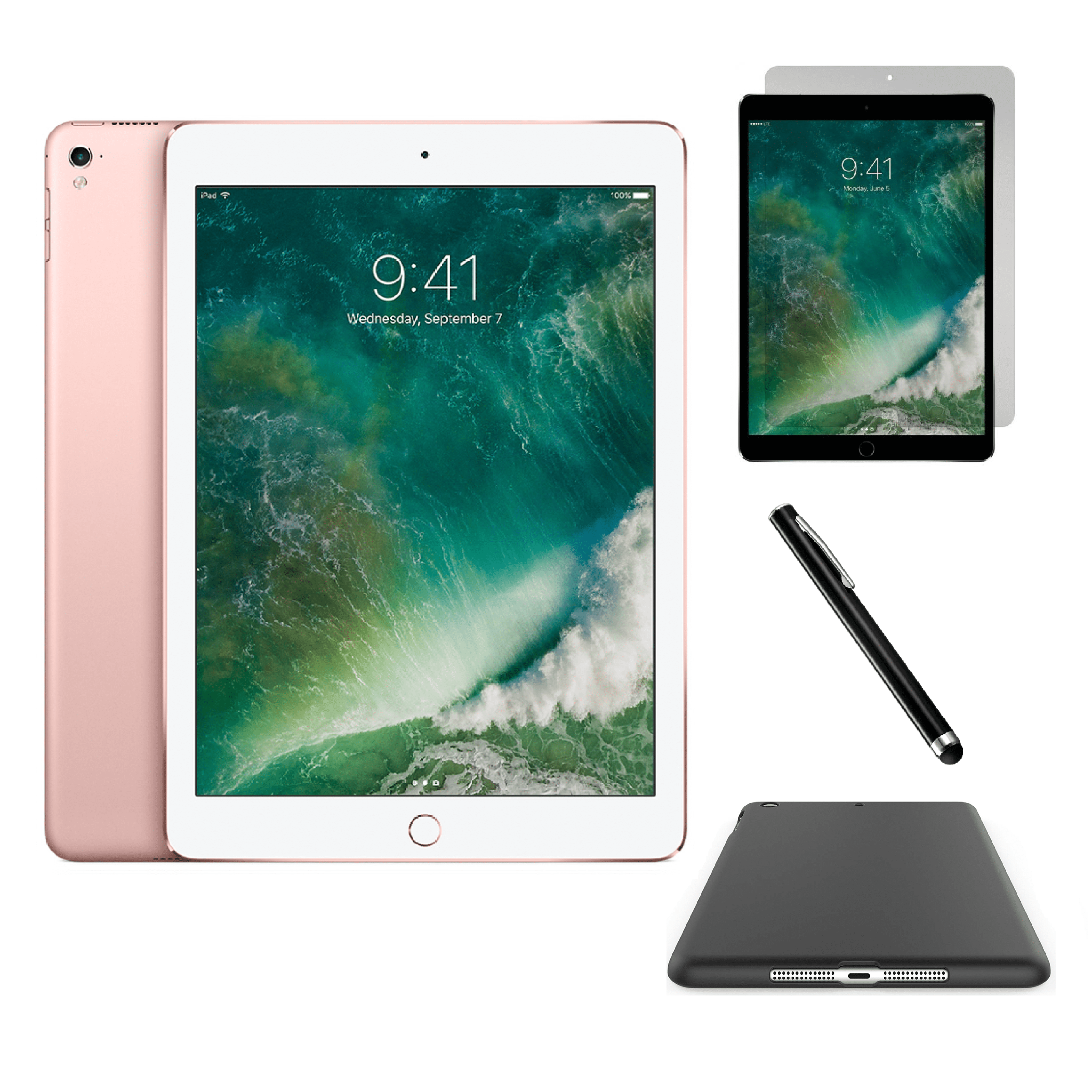 Restored Apple iPad Pro 9.7-inch 32GB Rose Gold - Wi-Fi Only - Tempered  Glass, Case & Stylus Pen (Refurbished)