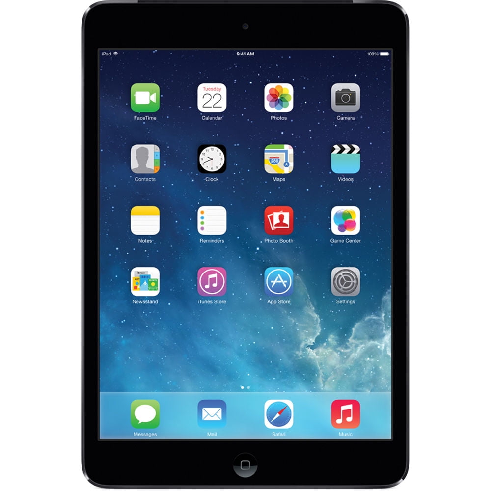 Restored Apple iPad mini 16GB, Wi-Fi, 7.9 - Space Gray - (MF432LL