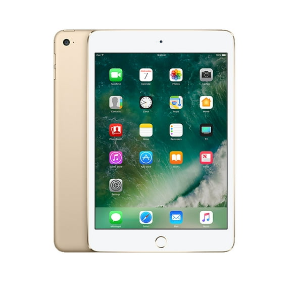 Restored Apple iPad mini 4 Gold 128GB Wi-Fi Only Tablet (Refurbished)