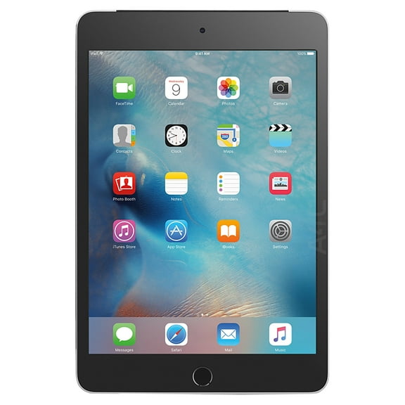 Restored Apple iPad mini 4 with WiFi 7.9" Touchscreen Tablet Computer Featuring iOS 10 Operating System, Space Gray 128 GB (Refurbished)