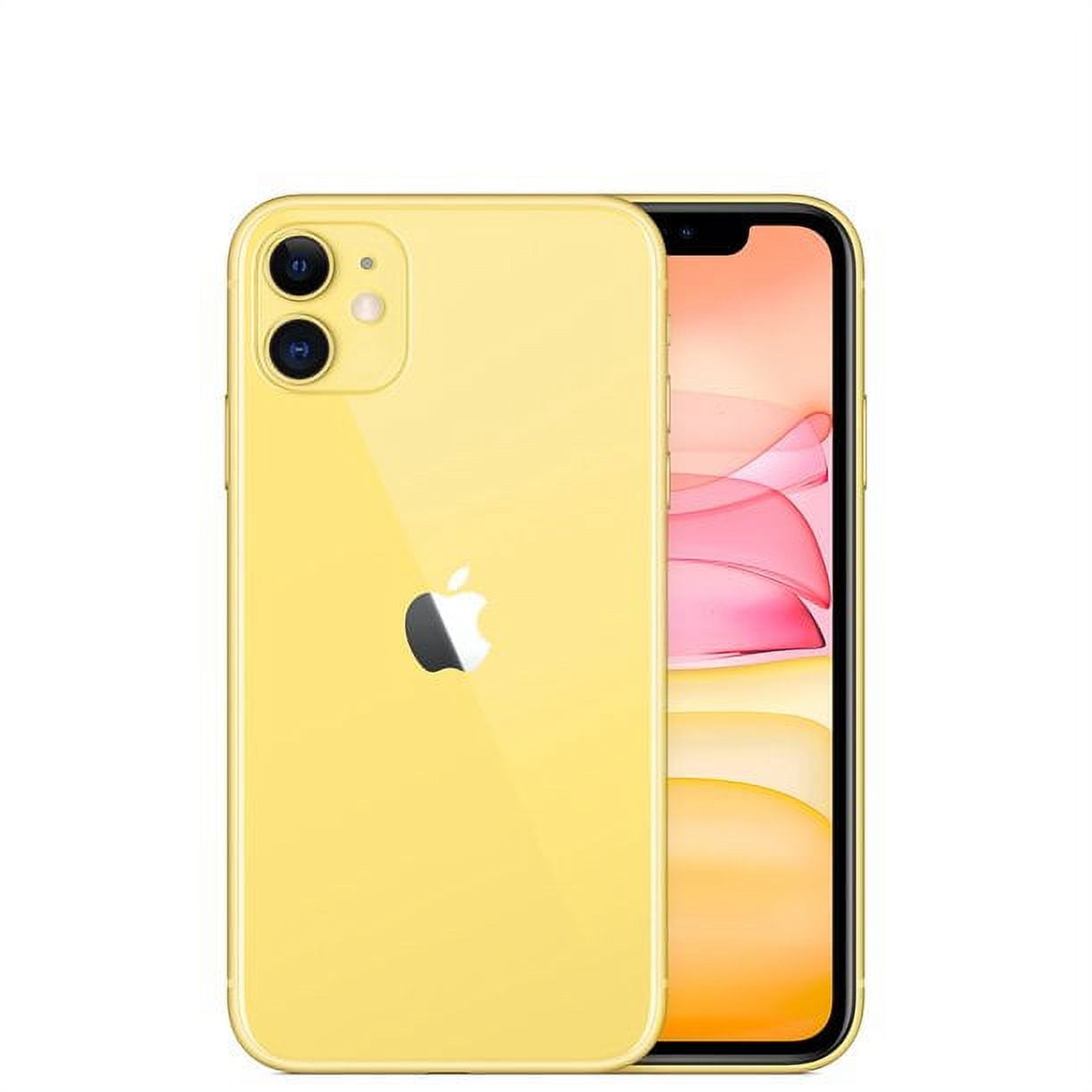Restored Apple iPhone 11 128GB Yellow Fully Unlocked + (Refurbished