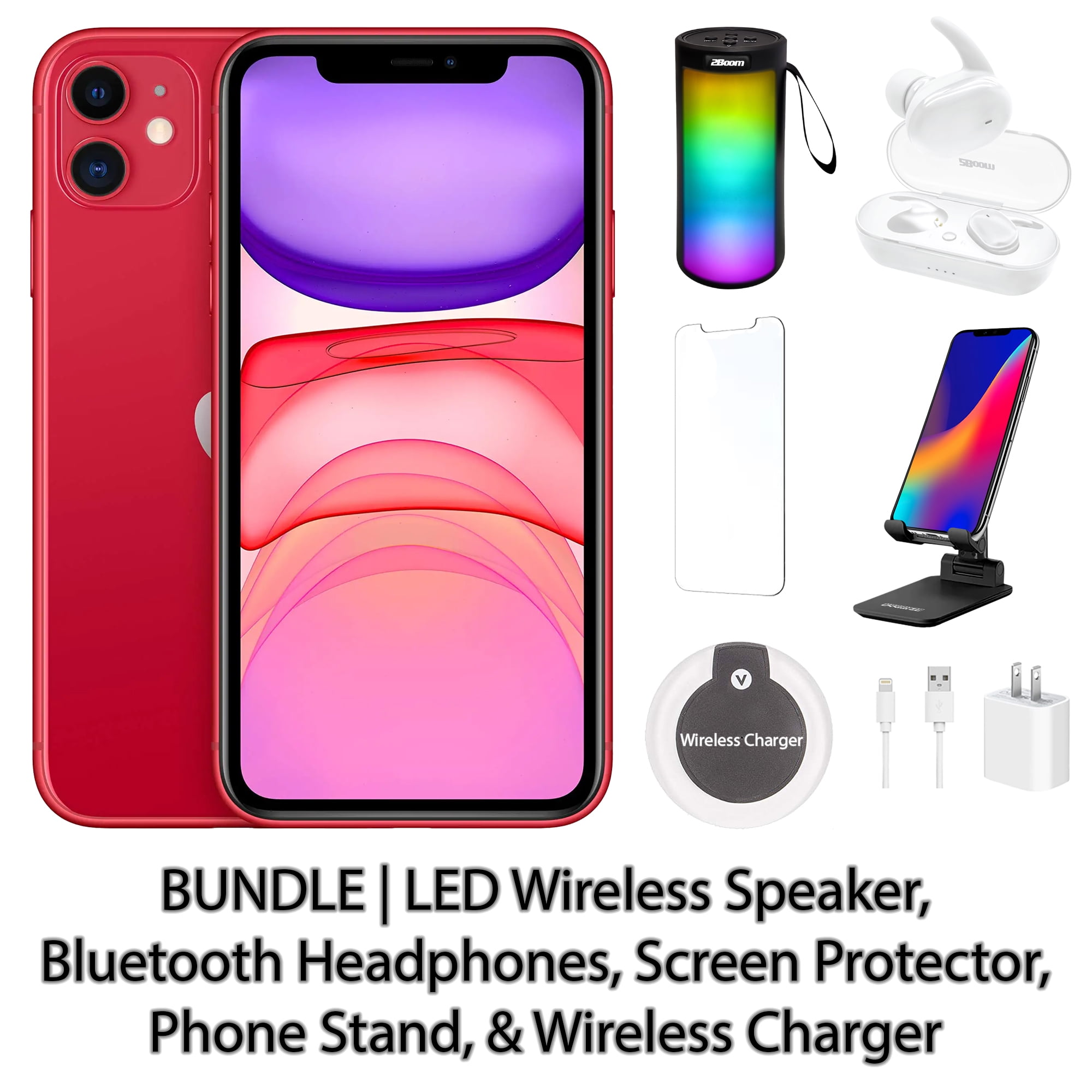 Restored Apple iPhone 11 128GB Green Fully Unlocked Bundle Restored Apple iPhone 11 128GB Green Fully Unlocked Bundle