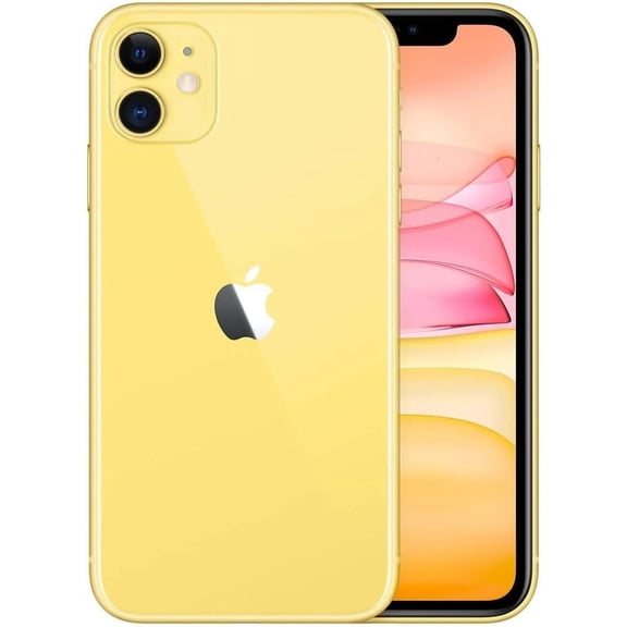 Restored Apple iPhone 11 - T-Mobile - 128GB Yellow (Refurbished)