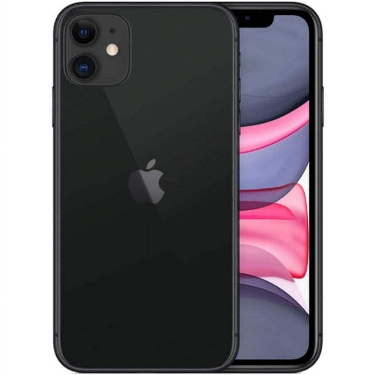Refurbished Apple iPhone 11 64GB Black, 4K Video, Dual Refurbished Apple iPhone 11 64GB Black, 4K Video, Dual