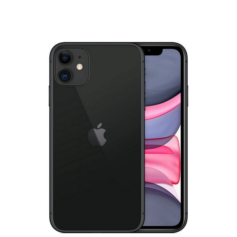 Restored Apple iPhone 11 64GB Fully Unlocked Black (No Face ID)  (Refurbished)