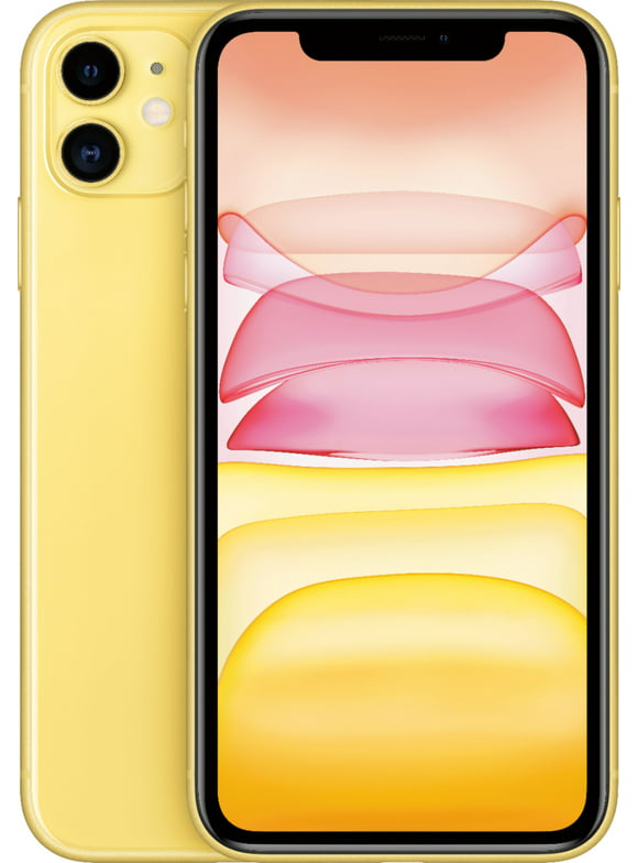 Restored Apple iPhone 11 64GB Verizon GSM Unlocked T-Mobile AT&T 4G LTE Smartphone Yellow (Refurbished)