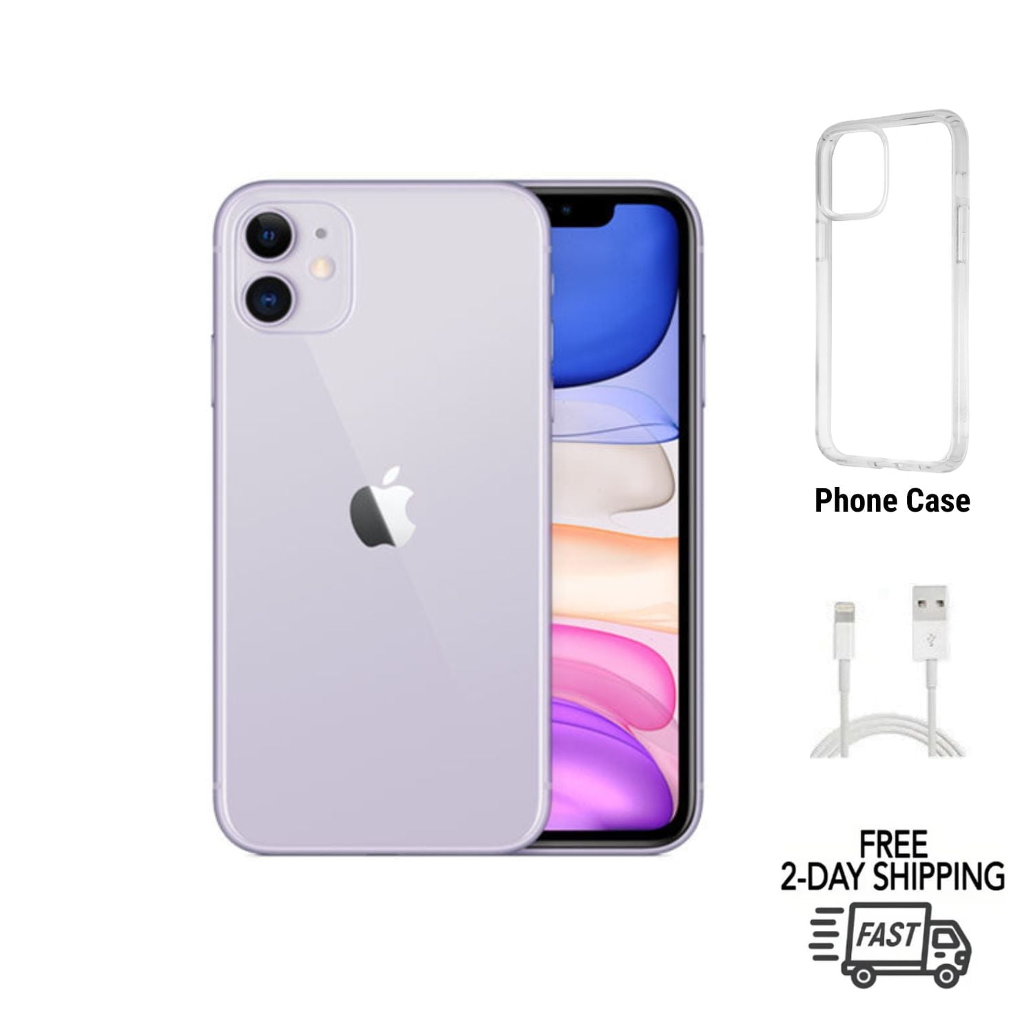 Apple, iPhone 11 Smartphone, A2111, Purple, 64GB Storage - Walmart.com