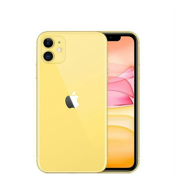 Restored Apple iPhone 11 - Fully Unlocked - 128 GB Yellow (Refurbished)