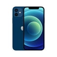 thumbnail image 1 of Restored Verizon Locked Apple, MGEK3LL/A iPhone 12, Cell Phones 12 128GB 4GB RAM, Face ID, accelerometer, gyro, proximity, compass, barometer Ultra Wideband (UWB) support Blue, 1 of 5