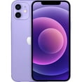 thumbnail image 1 of Restored Apple iPhone 12 - AT&T - 64 GB Purple (Refurbished), 1 of 3