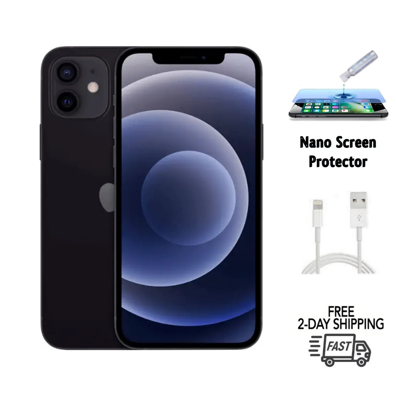 Restored Apple iPhone 11 128GB Purple Fully Unlocked Bundle Restored Apple iPhone 11 128GB Purple Fully Unlocked Bundle