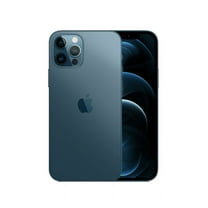 Restored Apple iPhone 12 Pro Max - Fully Unlocked - 256 GB Pacific Blue (Refurbished)