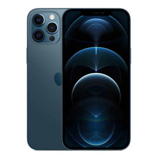 Restored Apple iPhone 12 Pro Max - Straight Talk / Tracfone - 256 GB Pacific Blue (Refurbished)