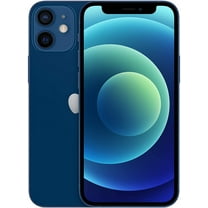Restored Apple iPhone 12 mini - Fully Unlocked - 256 GB Blue (Refurbished)