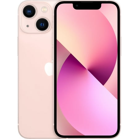 Restored Apple iPhone 13 Mini 128GB Pink (TracFone Wireless) (Refurbished)