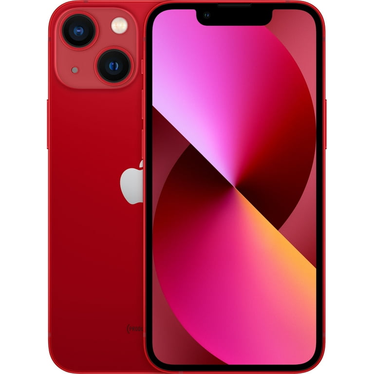 Restored Apple iPhone 13 Mini 128GB Red (Cricket Wireless) (Refurbished)