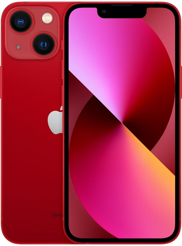 Restored Apple iPhone 13 Mini 128GB Red (Cricket Wireless) (Refurbished)