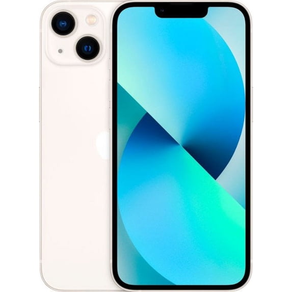 Restored Apple iPhone 13 mini - Carrier Unlocked - 256GB Starlight (Refurbished)