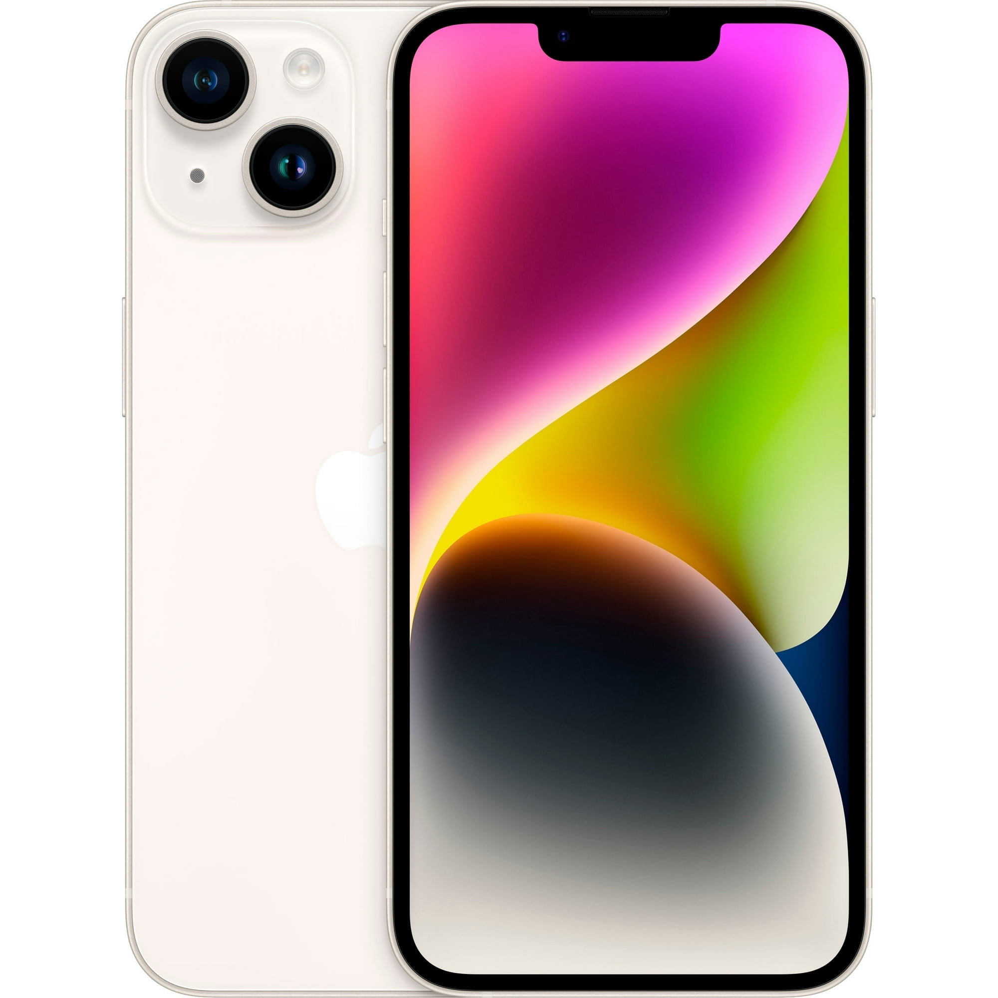 Pre-Owned Apple iPhone 14 - Fully Unlocked - 256 GB Starlight - Walmart.com