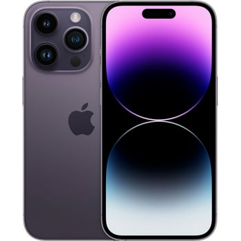 Restored Apple iPhone 14 Pro - Carrier Unlocked - 128GB Deep Purple - MQ0E3LL/A (Refurbished)