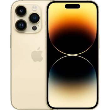 Restored Apple iPhone 14 Pro - Carrier Unlocked - 128GB Gold - MQ063LL/A (Refurbished)
