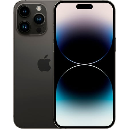 Restored Apple iPhone 14 Pro Max - Fully Unlocked - 256 GB Space Black (Refurbished)