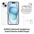 thumbnail image 1 of Restored Apple iPhone 15 Cell Phone 128GB Blue, 1 of 6