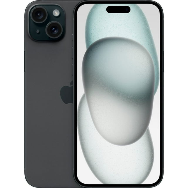 Restored Apple iPhone 15 Plus 128GB (Boost Mobile) Black MTXR3LL/A (Refurbished)