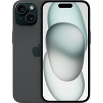 Restored Apple iPhone 15 Plus - T-Mobile - 128 GB Black (Refurbished)
