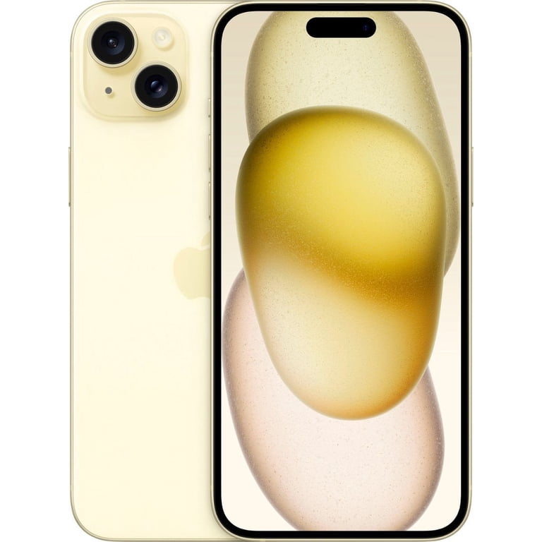 Restored Apple iPhone 15 Plus - Fully Unlocked - 256 GB Yellow