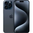 thumbnail image 1 of Restored Apple iPhone 15 Pro - Carrier Unlocked - 128GB Blue Titanium (Refurbished), 1 of 5