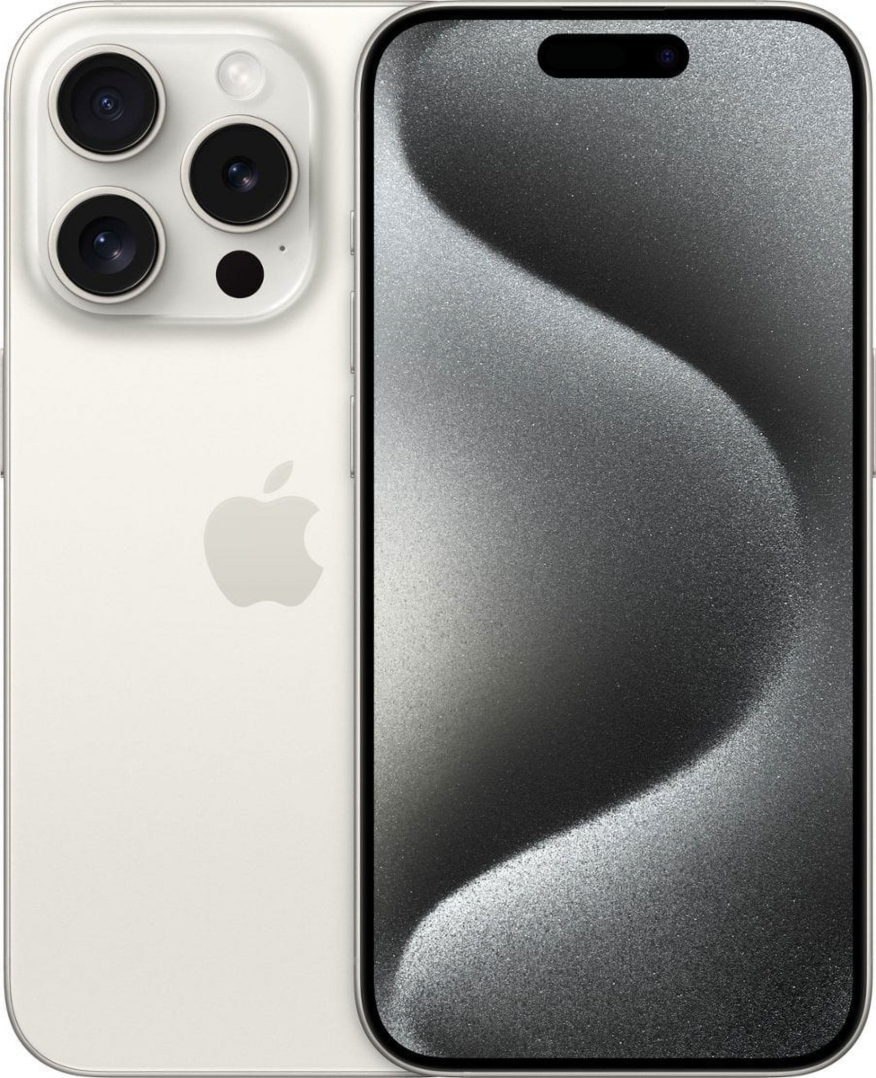 Restored Apple iPhone 15 Pro - Fully Unlocked - 128 GB White Restored Apple iPhone 15 Pro - Fully Unlocked - 128 GB White