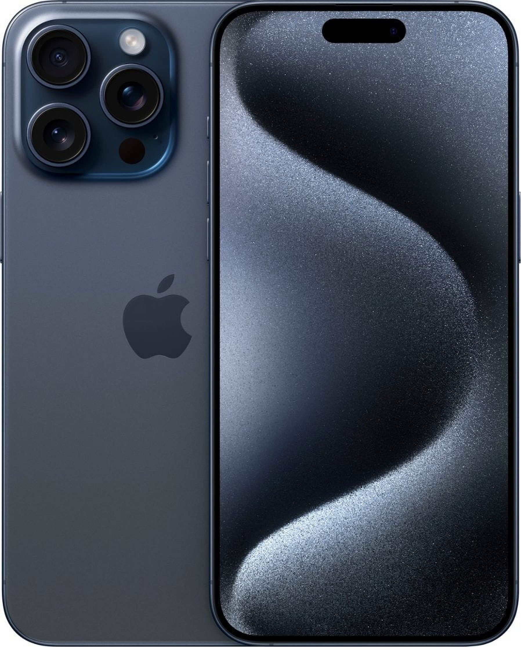 Restored Apple iPhone 15 Pro 128GB (Verizon Locked) - Blue Titanium (Refurbished)